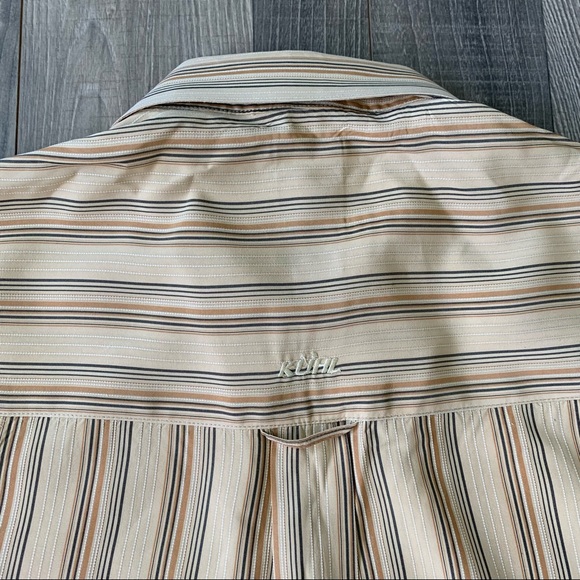 Kuhl Short Sleeve Button Up Striped Shirt - Picture 9 of 9